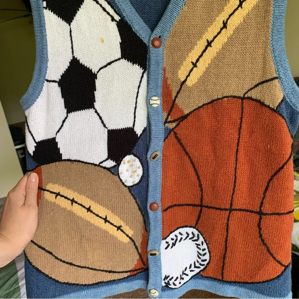 Vintage Knit Sweater Vest